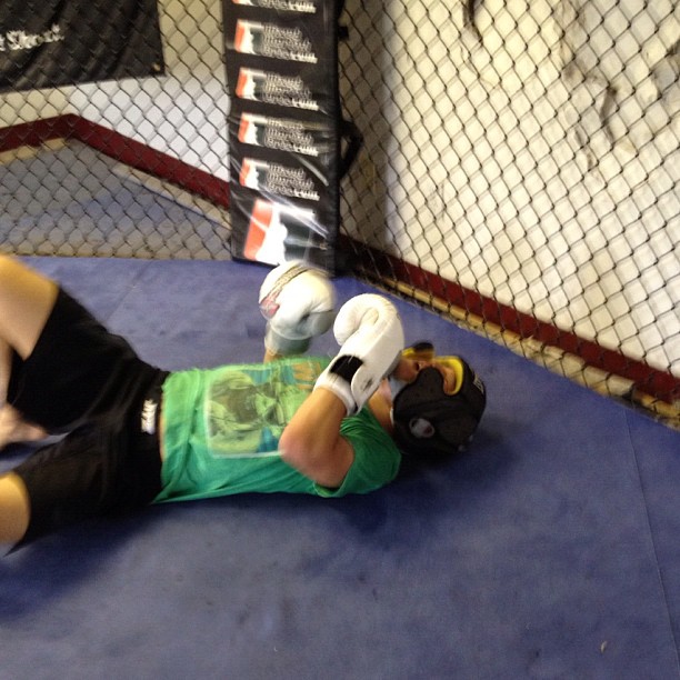 Normal day of sparring with the @RagingKorean.